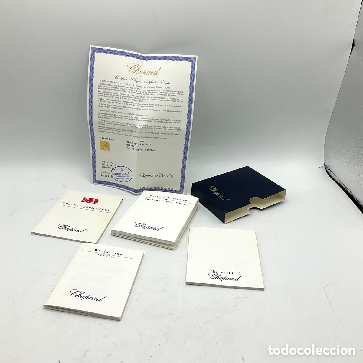 Relojes: CHOPARD documentos de reloj - certificado garant&iacute;a &ldquo;&rdquo; - Foto 1