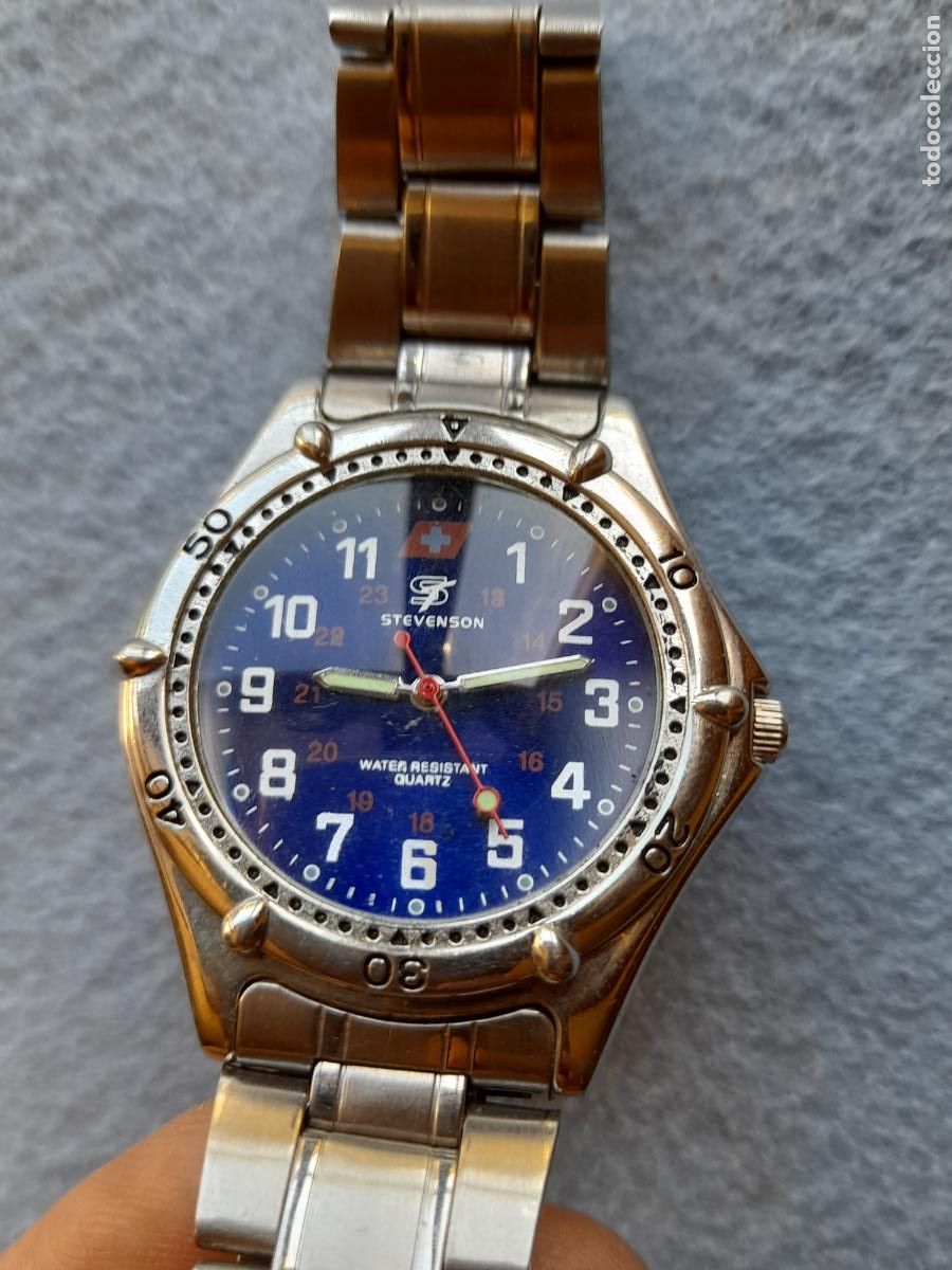 Relojes: Reloj Marca Stevenson de Cuarzo para Caballero. - Foto 2