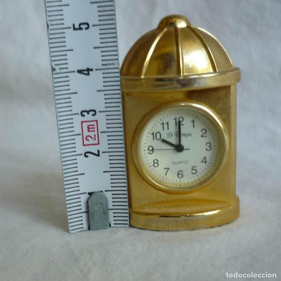 Relojes: Reloj de bronce en miniatura funcionando - Foto 8