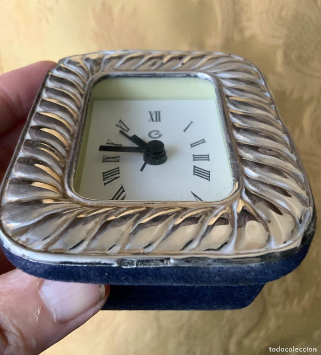 Relojes: RELOJ DESPERTADOR PLATA DE LEY - Foto 8
