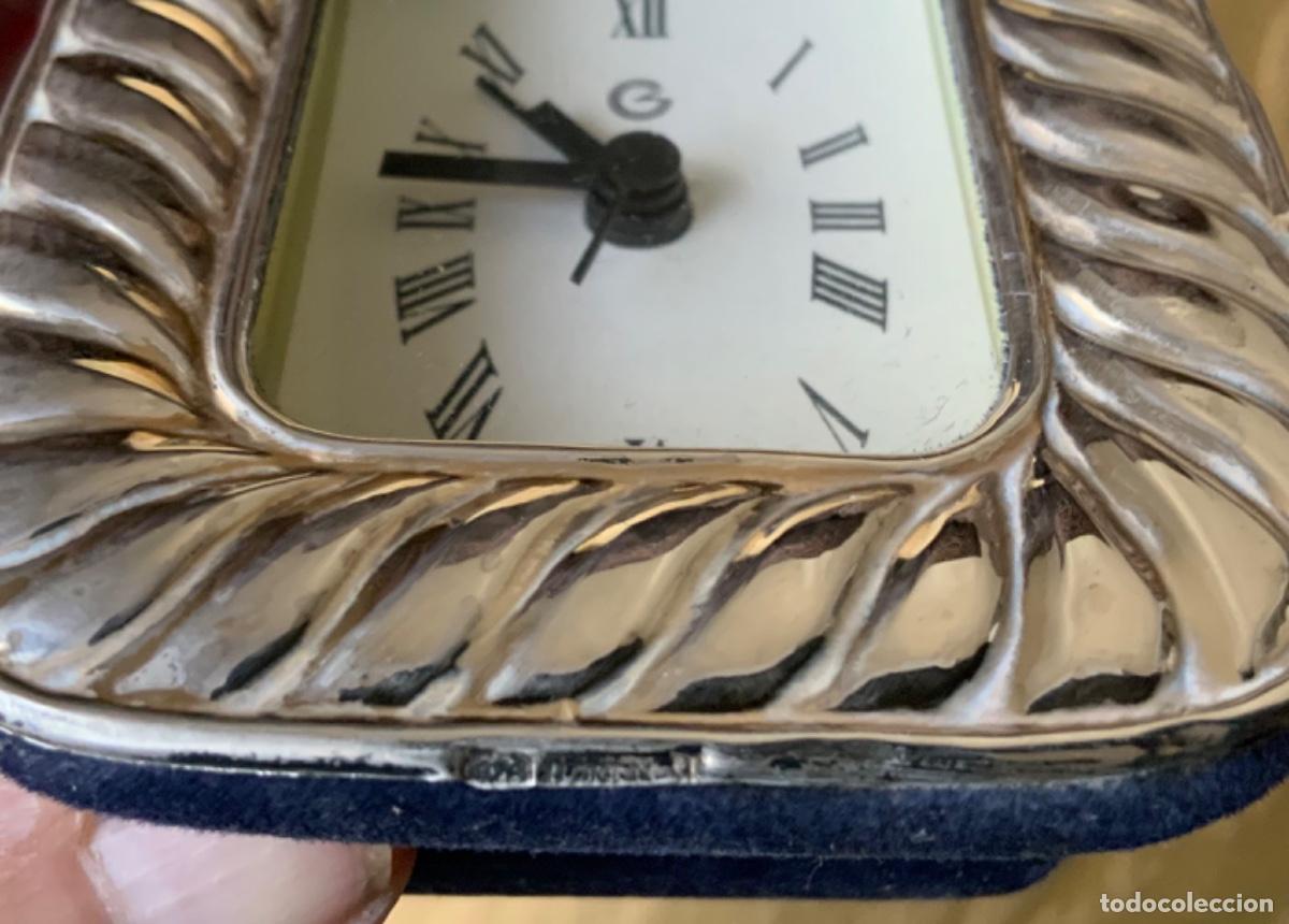 Relojes: RELOJ DESPERTADOR PLATA DE LEY - Foto 11