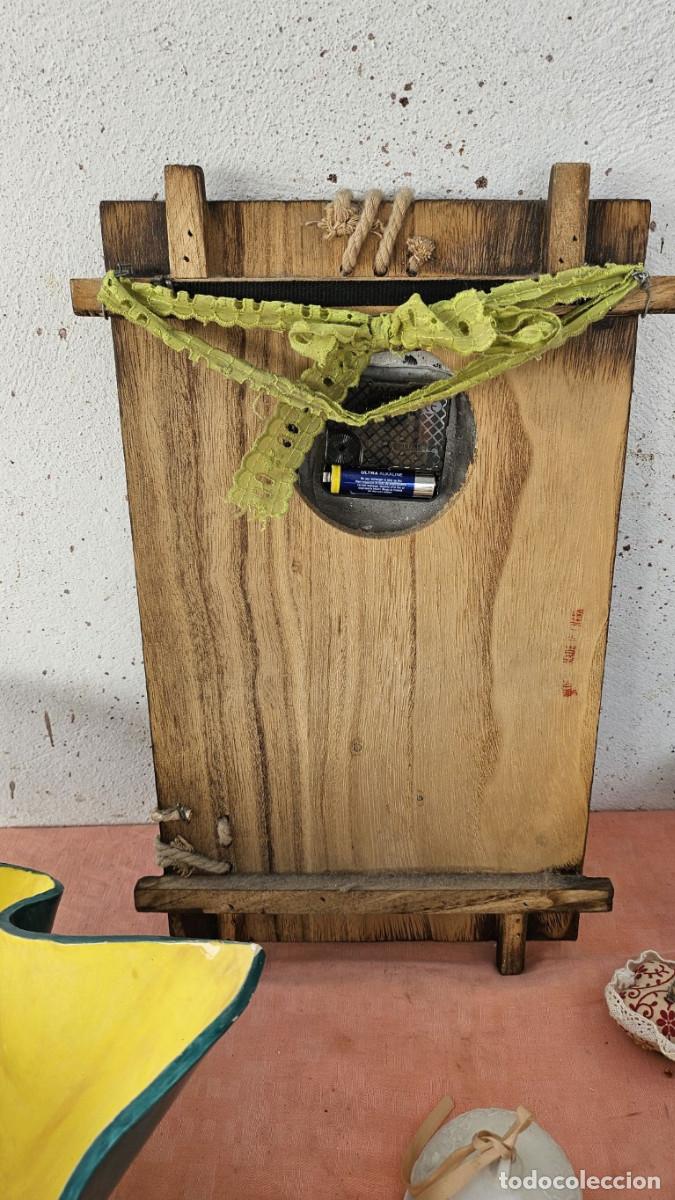 Relojes: reloj de pared con decoracion en madera - Foto 3