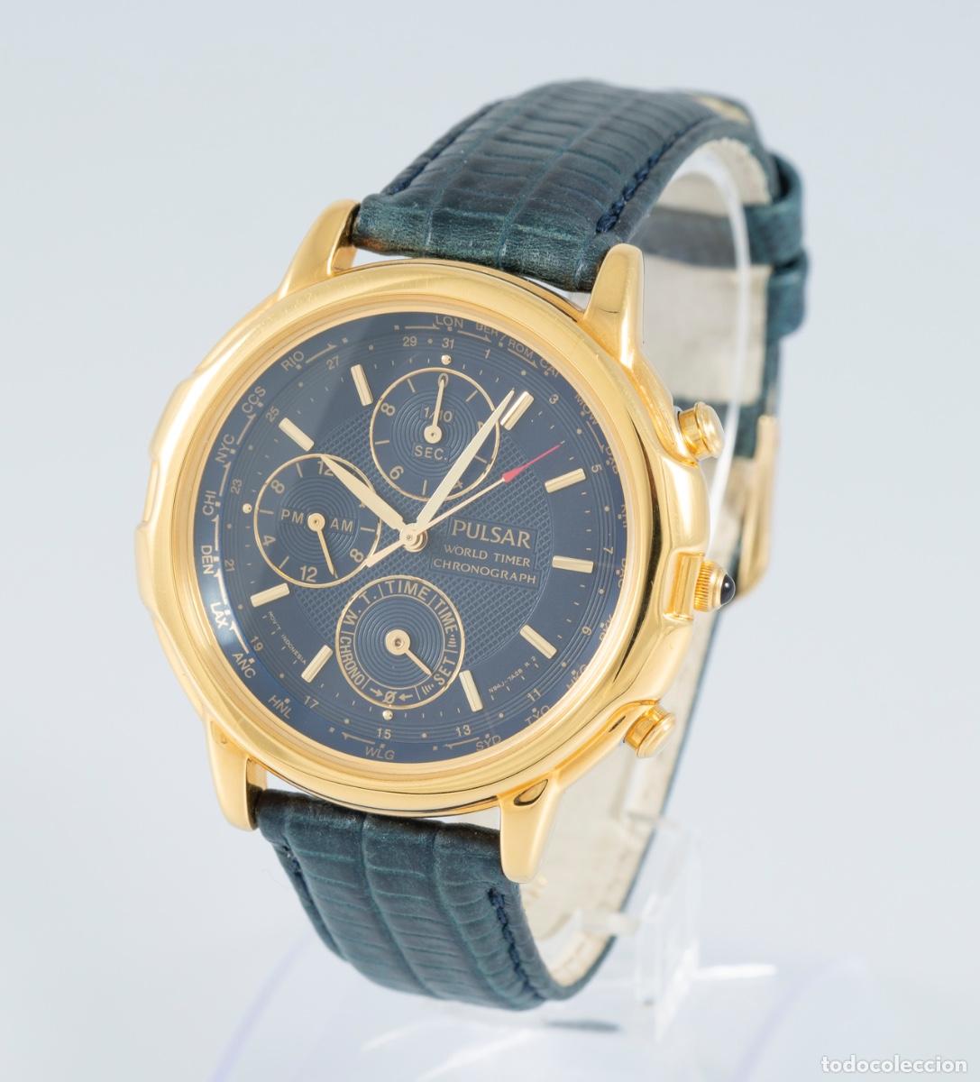 Relojes: Pulsar World Timer Chronograph Ref: N94J-7A10 A0 - Foto 2