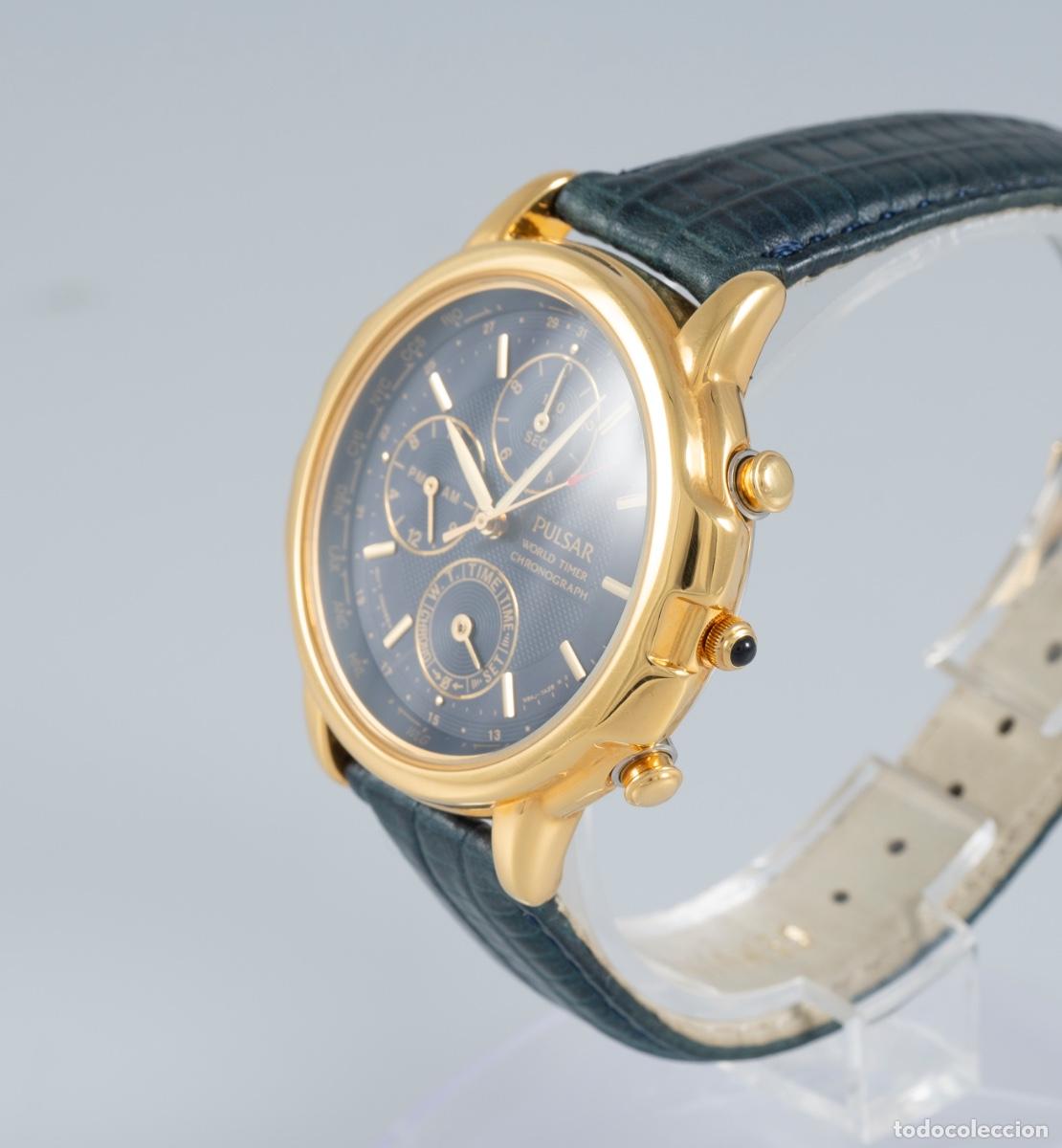 Relojes: Pulsar World Timer Chronograph Ref: N94J-7A10 A0 - Foto 4