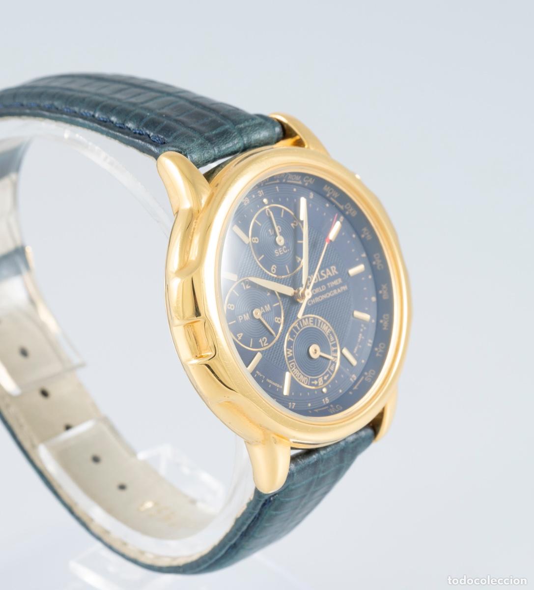 Relojes: Pulsar World Timer Chronograph Ref: N94J-7A10 A0 - Foto 7