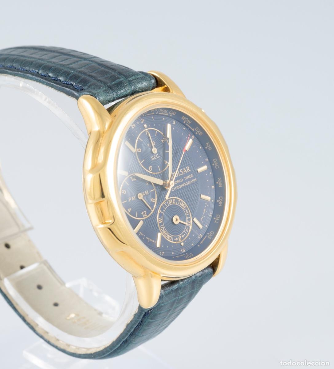 Relojes: Pulsar World Timer Chronograph Ref: N94J-7A10 A0 - Foto 8