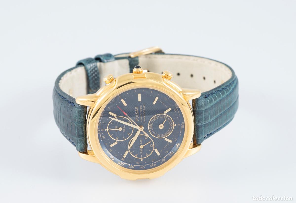 Relojes: Pulsar World Timer Chronograph Ref: N94J-7A10 A0 - Foto 10