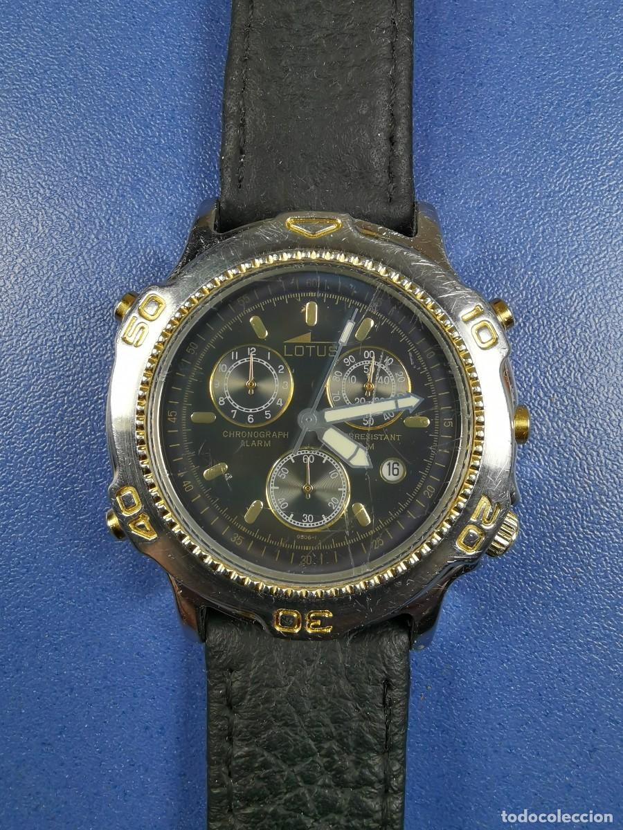 Relojes: LOTUS CHRONOGRAPH ALARM 9506-FUNCIONANDO - Foto 6