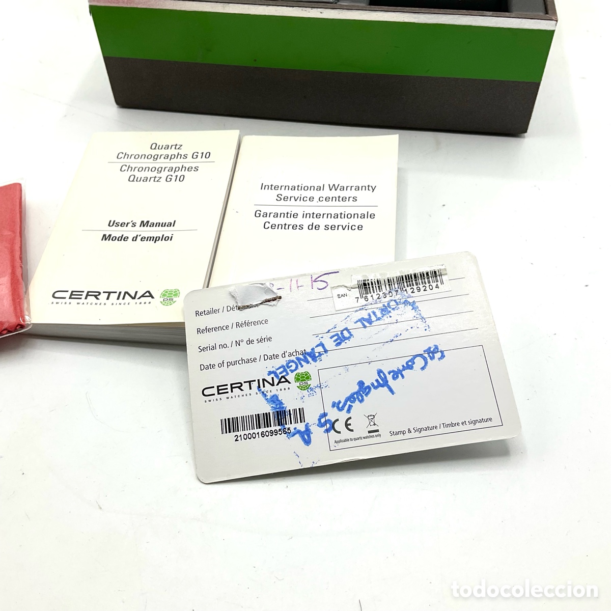 Relojes: CERTINA Caja De Reloj Vac&iacute;a con documentos / Empty Watch Box &rdquo;&rdquo; - Foto 3