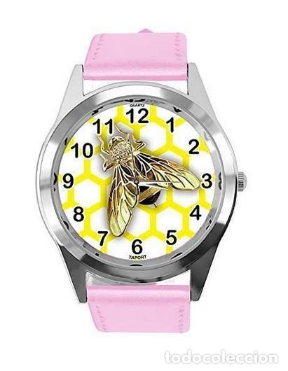 Relojes: Reloj Abeja (Bee) (color rosa) (con caja) - Foto 1