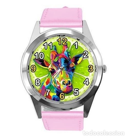 Relojes: Reloj Jirafa (color rosa) (con caja) - Foto 1