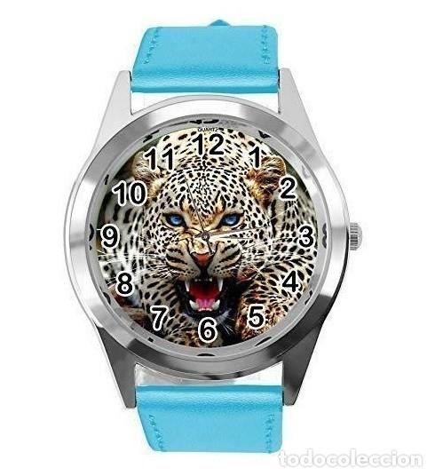 Relojes: Reloj Leopardo (Leopard) (color azul) (con caja) - Foto 1