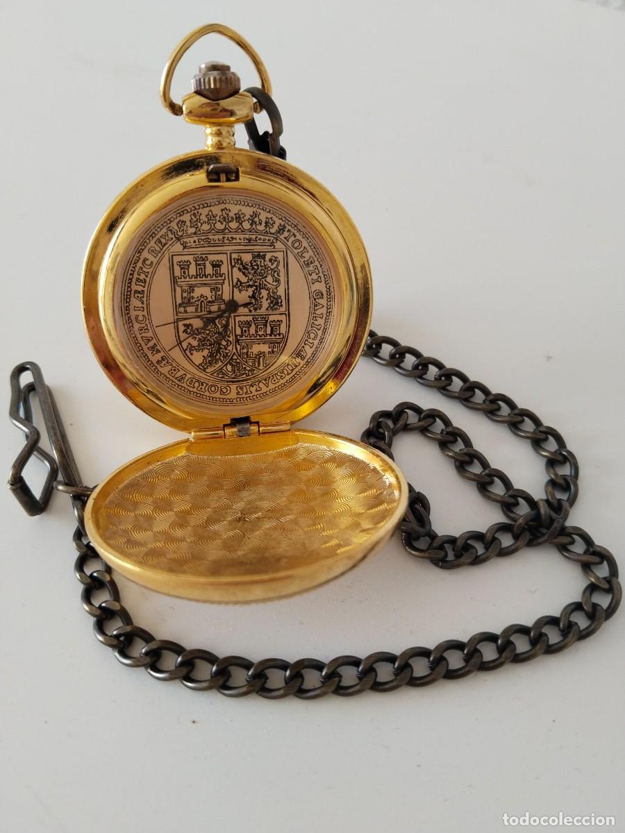 Relojes: Reloj de bolsillo con cadena - Foto 6