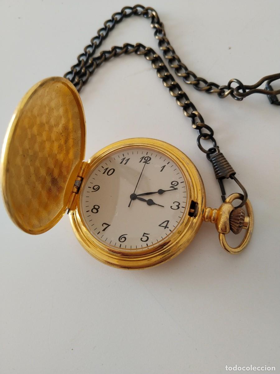 Relojes: Reloj de bolsillo con cadena - Foto 1