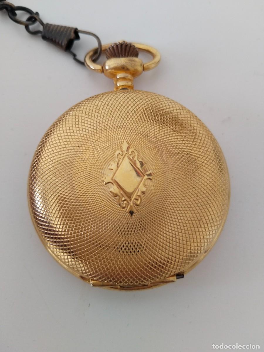 Relojes: Reloj de bolsillo con cadena - Foto 2