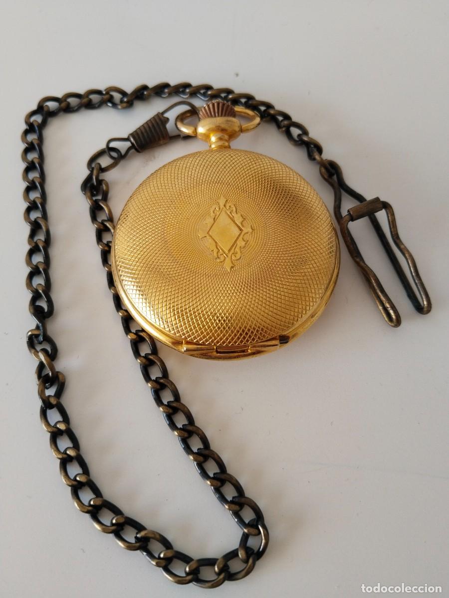 Relojes: Reloj de bolsillo con cadena - Foto 3
