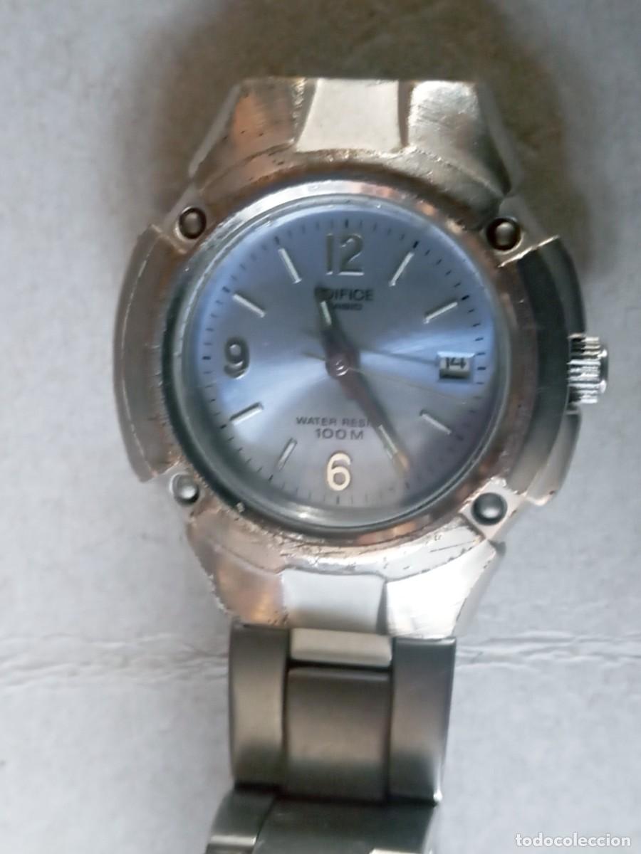 Relojes: BONITO RELOJ ANTIGUO OFFICE CASIO. RESISTENTE AL AGUA 100MQUARTZ - Foto 1