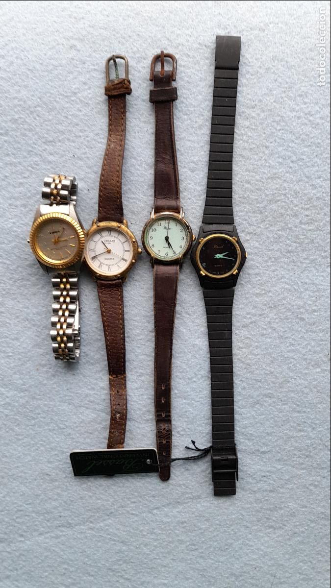 Relojes: Lote de 4 Relojes de Cuarzo para Dama. - Foto 1
