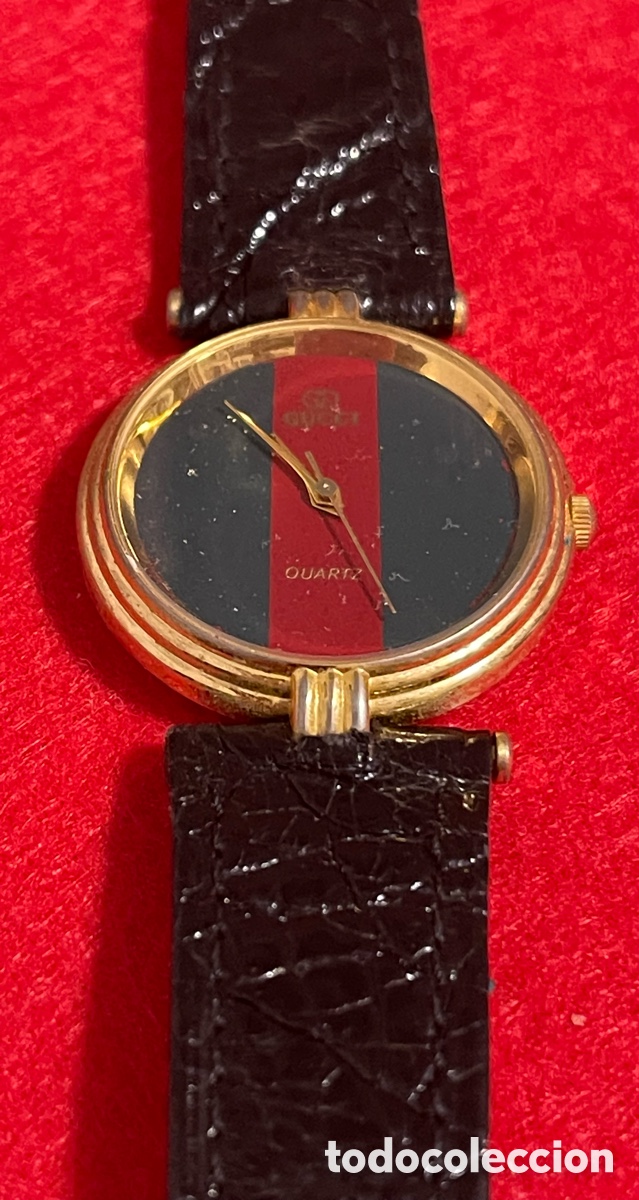 Relojes: Reloj de pulsera chapado en oro Gucci. Funcionando - Foto 2