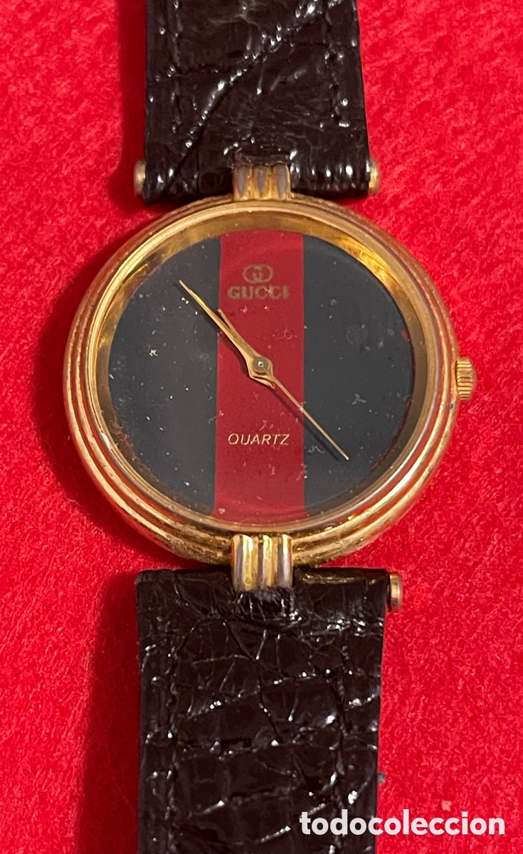 Relojes: Reloj de pulsera chapado en oro Gucci. Funcionando - Foto 1