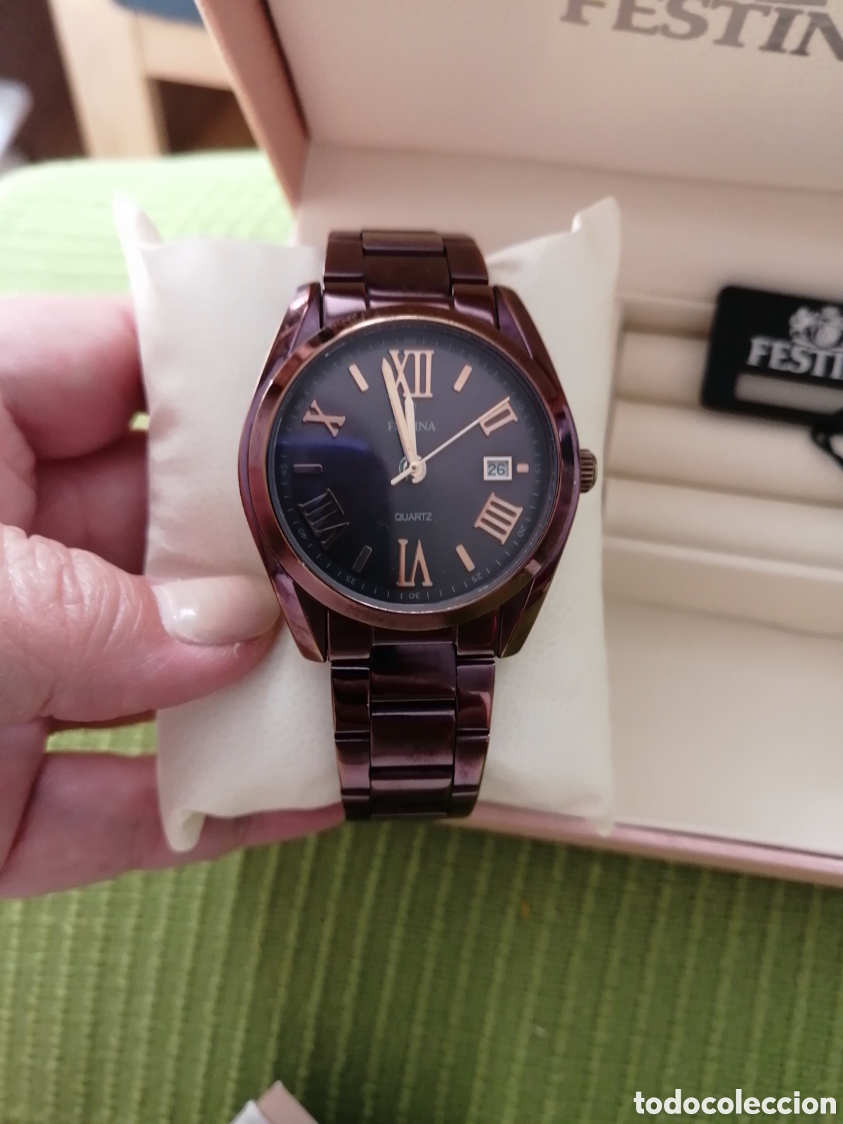 Relojes: Reloj Festina original color burdeos. - Foto 3