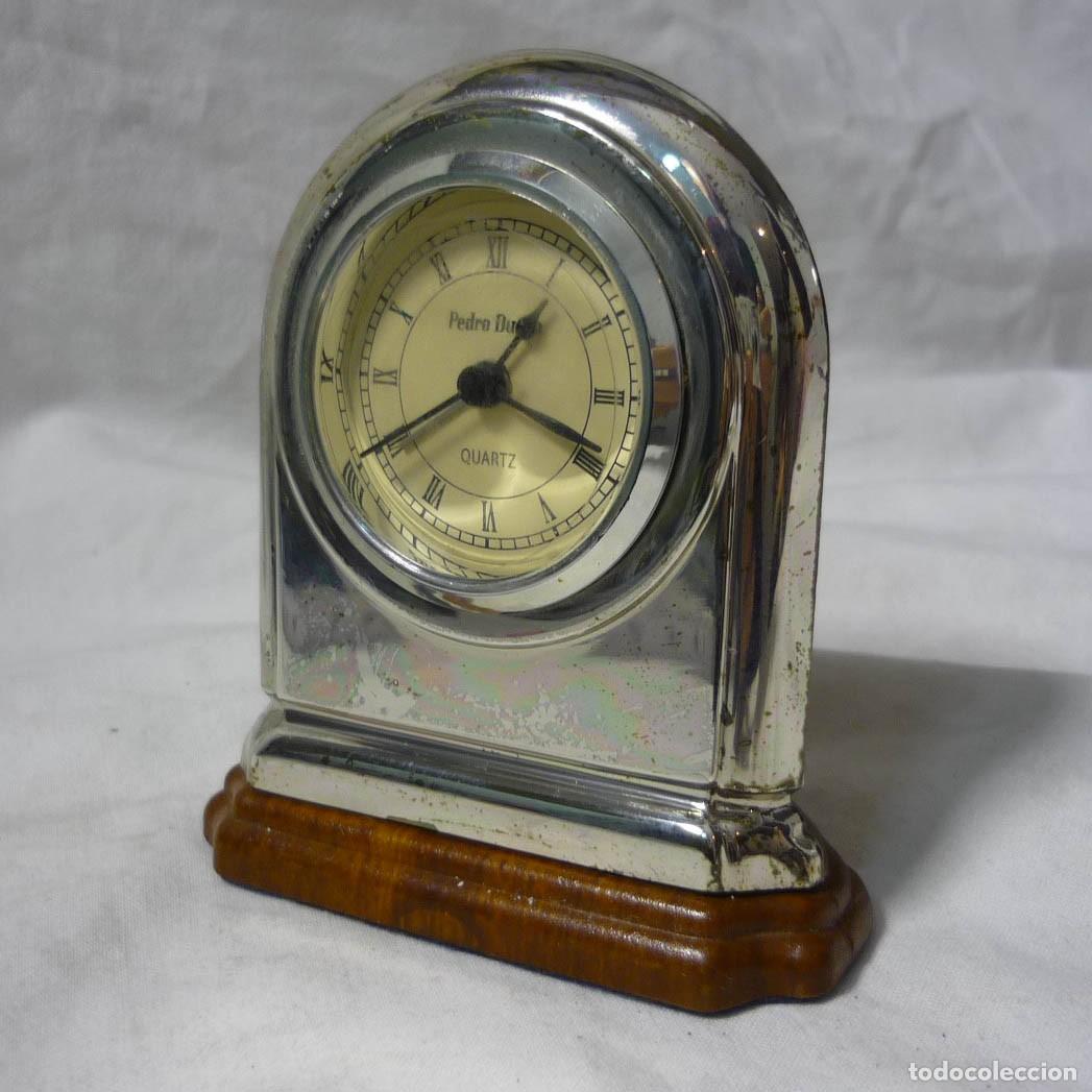 Relojes: Reloj de sobremesa en plata de Pedro Dur&aacute;n Funciona - Foto 1