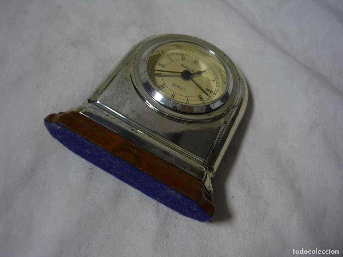Relojes: Reloj de sobremesa en plata de Pedro Dur&aacute;n Funciona - Foto 6