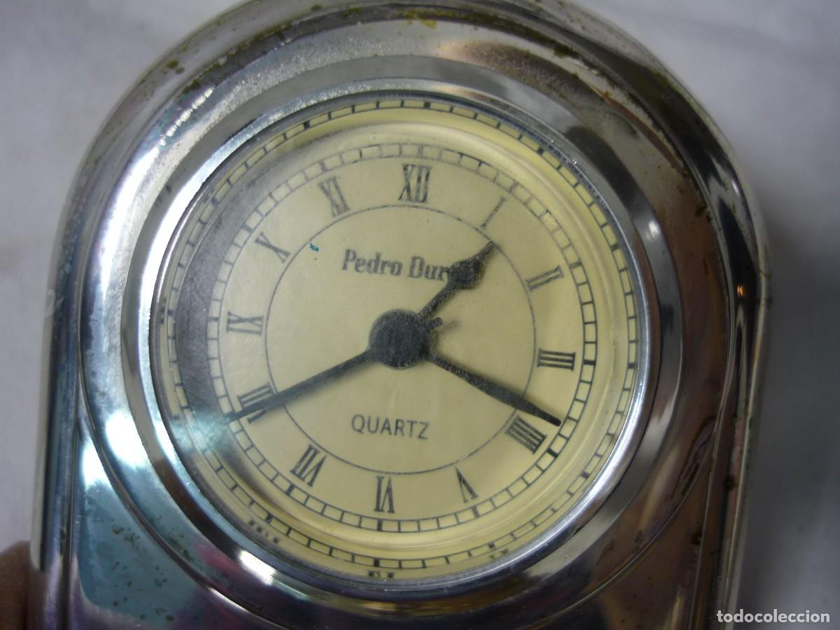 Relojes: Reloj de sobremesa en plata de Pedro Dur&aacute;n Funciona - Foto 7
