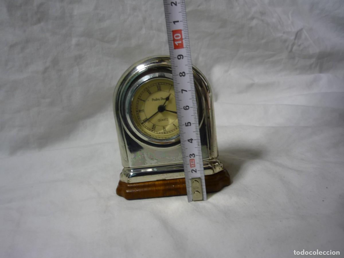 Relojes: Reloj de sobremesa en plata de Pedro Dur&aacute;n Funciona - Foto 9