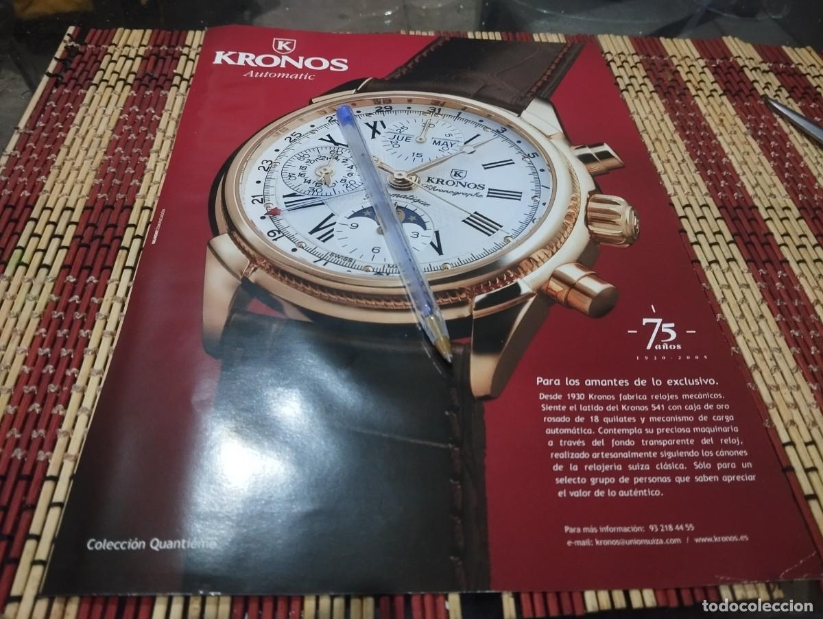 Relojes: RELOJ KRONOS AUTOMATIC ANUNCIO PUBLICIDAD REVISTA 2004 - Foto 1