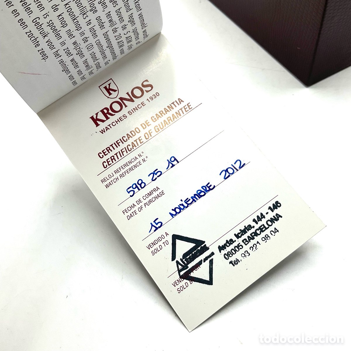 Relojes: KRONOS Caja De Reloj Vac&iacute;a / Empty Watch Box &rdquo;&rdquo; - Foto 2
