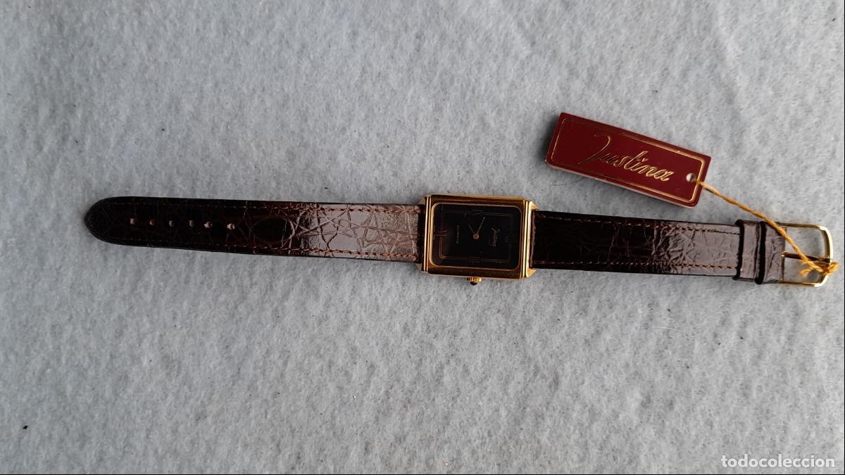 Relojes: Reloj Marca Justina de Cuarzo. Funcionando. - Foto 2
