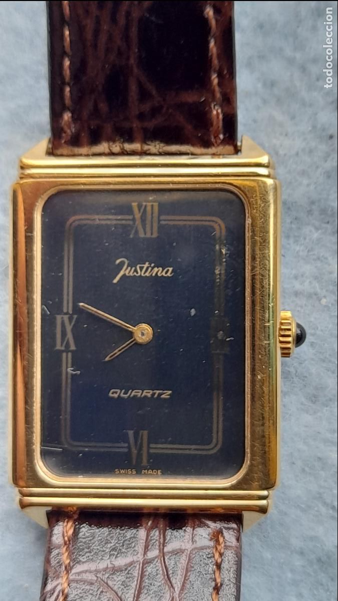 Relojes: Reloj Marca Justina de Cuarzo. Funcionando. - Foto 1