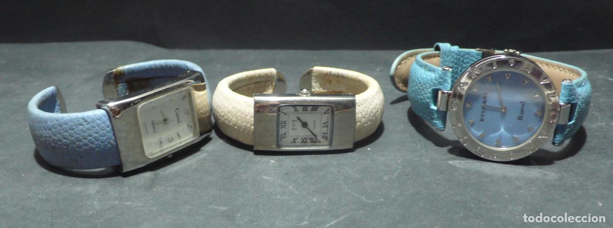 Relojes: TRES RELOJES DE PULCERA - Foto 1