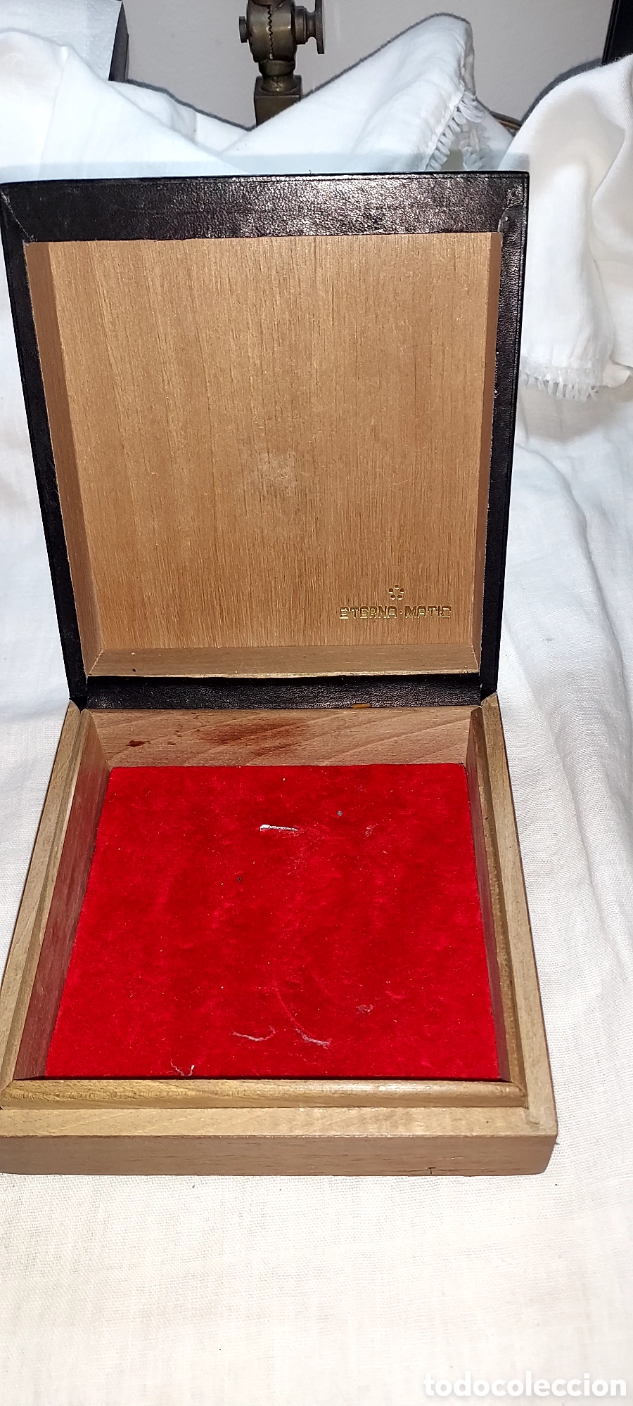 Relojes: CAJA DE RELOJ ETERNA-MATIC.MADERA Y PIEL - Foto 9