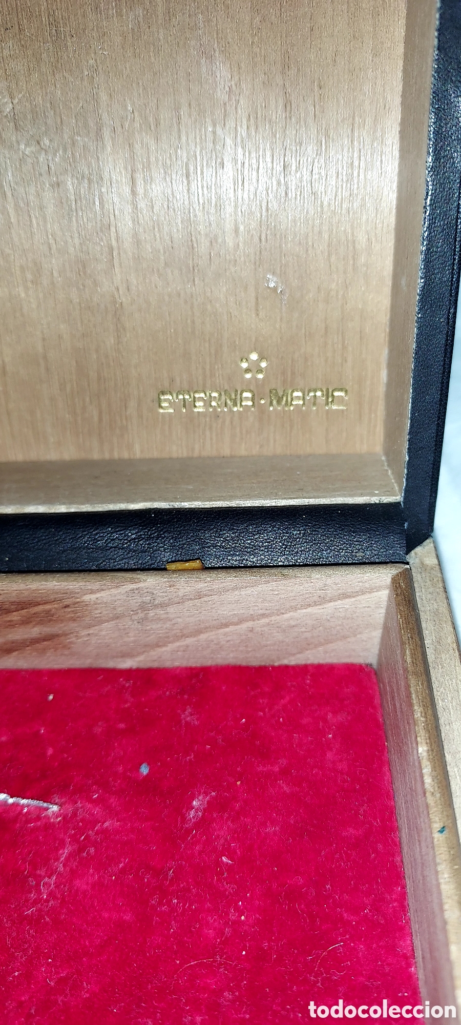 Relojes: CAJA DE RELOJ ETERNA-MATIC.MADERA Y PIEL - Foto 10