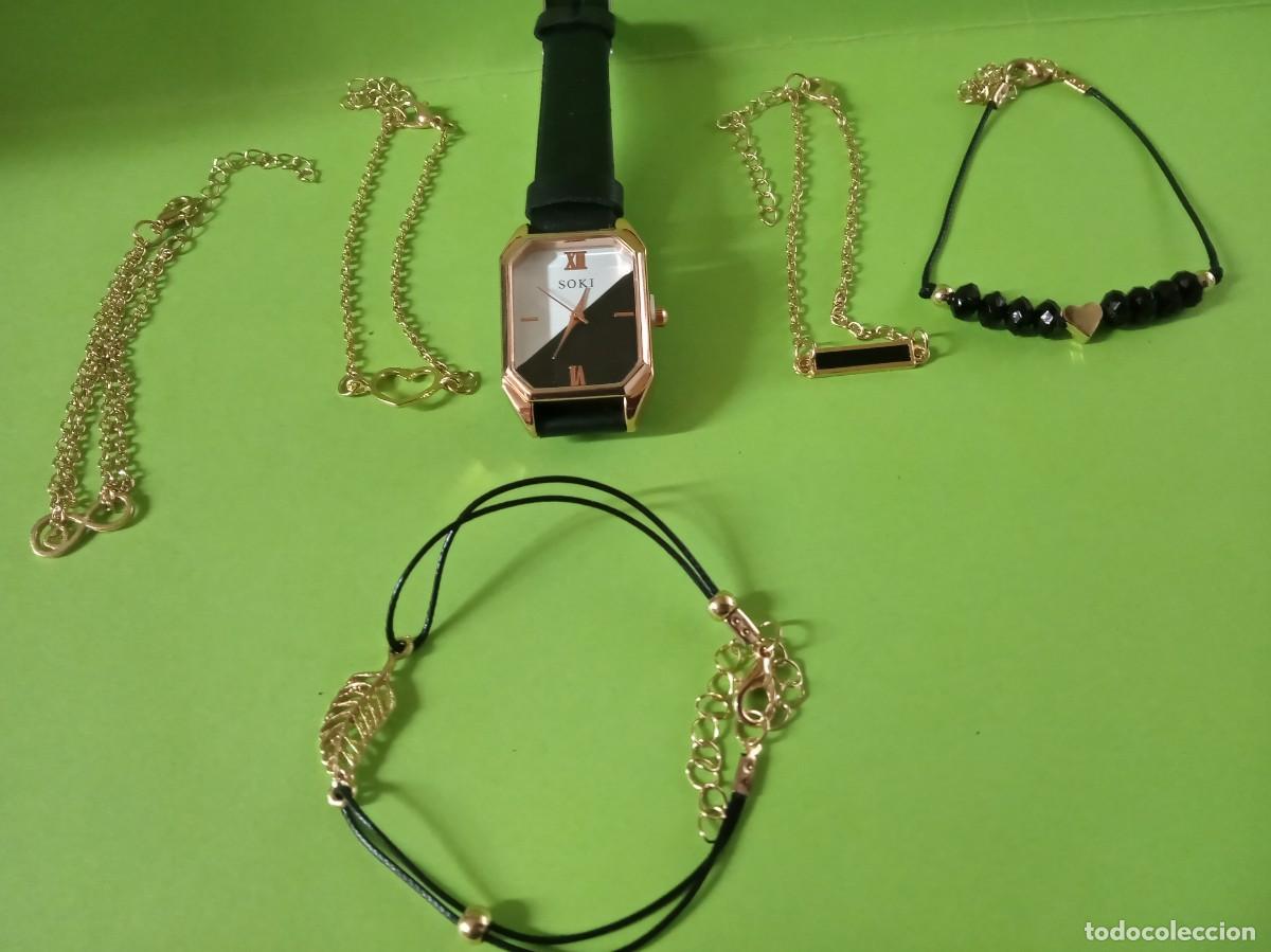Relojes: RELOJ DE PULSERA DE SE&Ntilde;ORA . &rdquo;SOKI&rdquo; + 5 PULSERAS - Foto 11