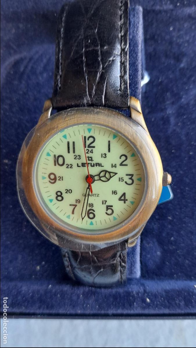 Relojes: Reloj Marca Letual de Cuarzo para Caballero. Funcionando. - Foto 2