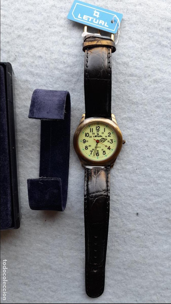Relojes: Reloj Marca Letual de Cuarzo para Caballero. Funcionando. - Foto 3