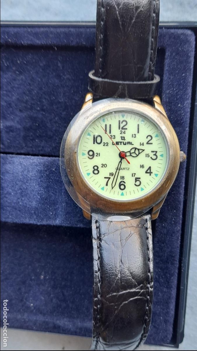 Relojes: Reloj Marca Letual de Cuarzo para Caballero. Funcionando. - Foto 7