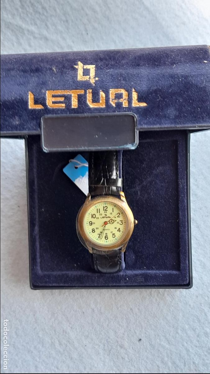 Relojes: Reloj Marca Letual de Cuarzo para Caballero. Funcionando. - Foto 9