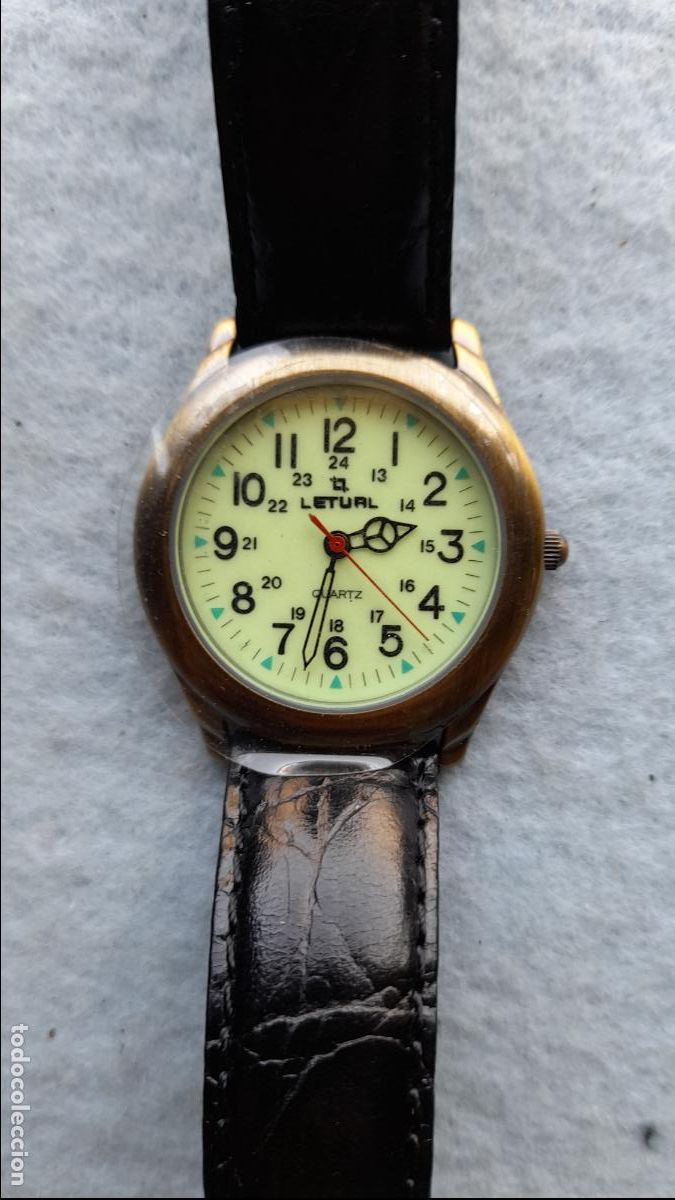 Relojes: Reloj Marca Letual de Cuarzo para Caballero. Funcionando. - Foto 13