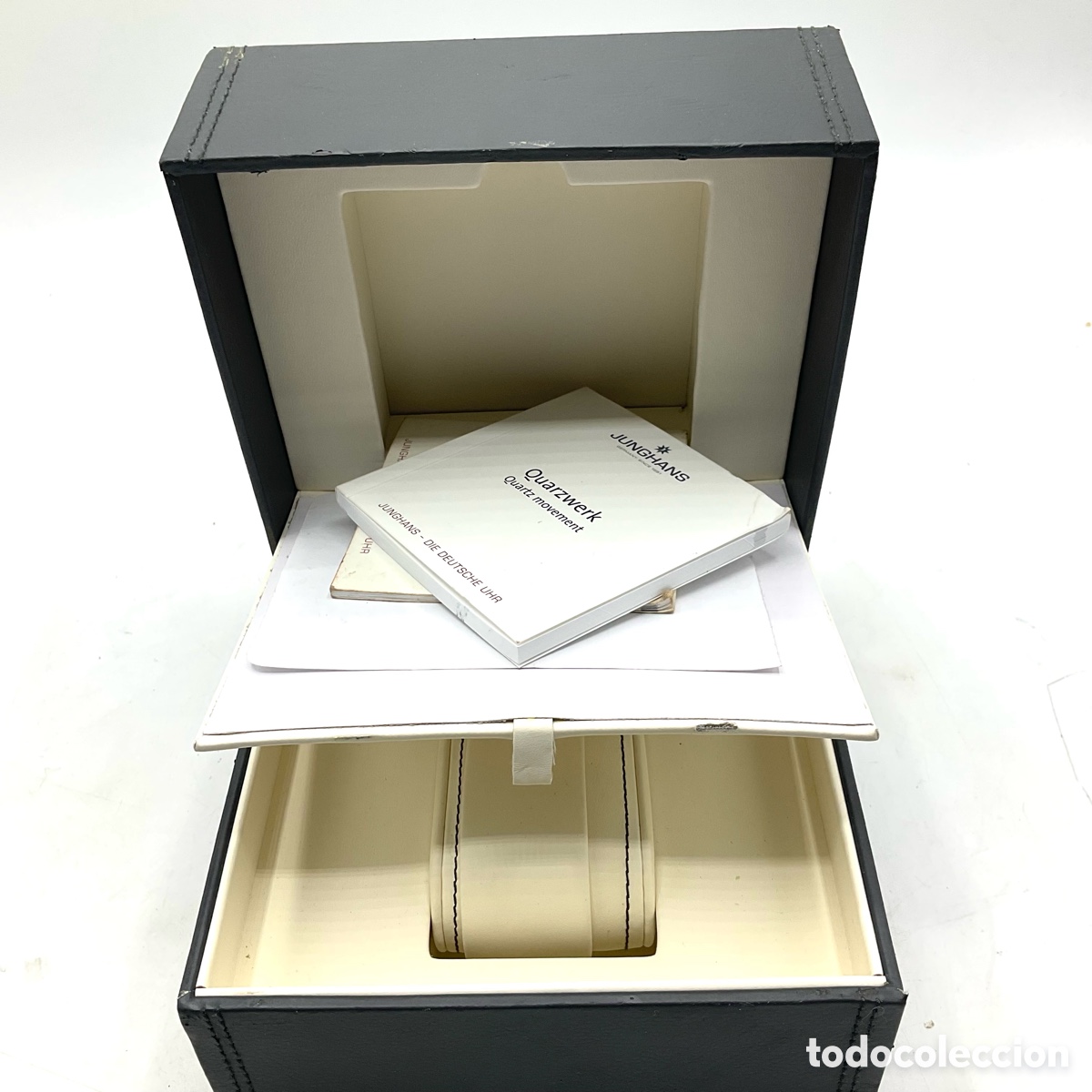 Relojes: JUNGHANS Caja De Reloj Vac&iacute;a con documentaci&oacute;n / Empty Watch Box &rdquo;&rdquo; - Foto 6