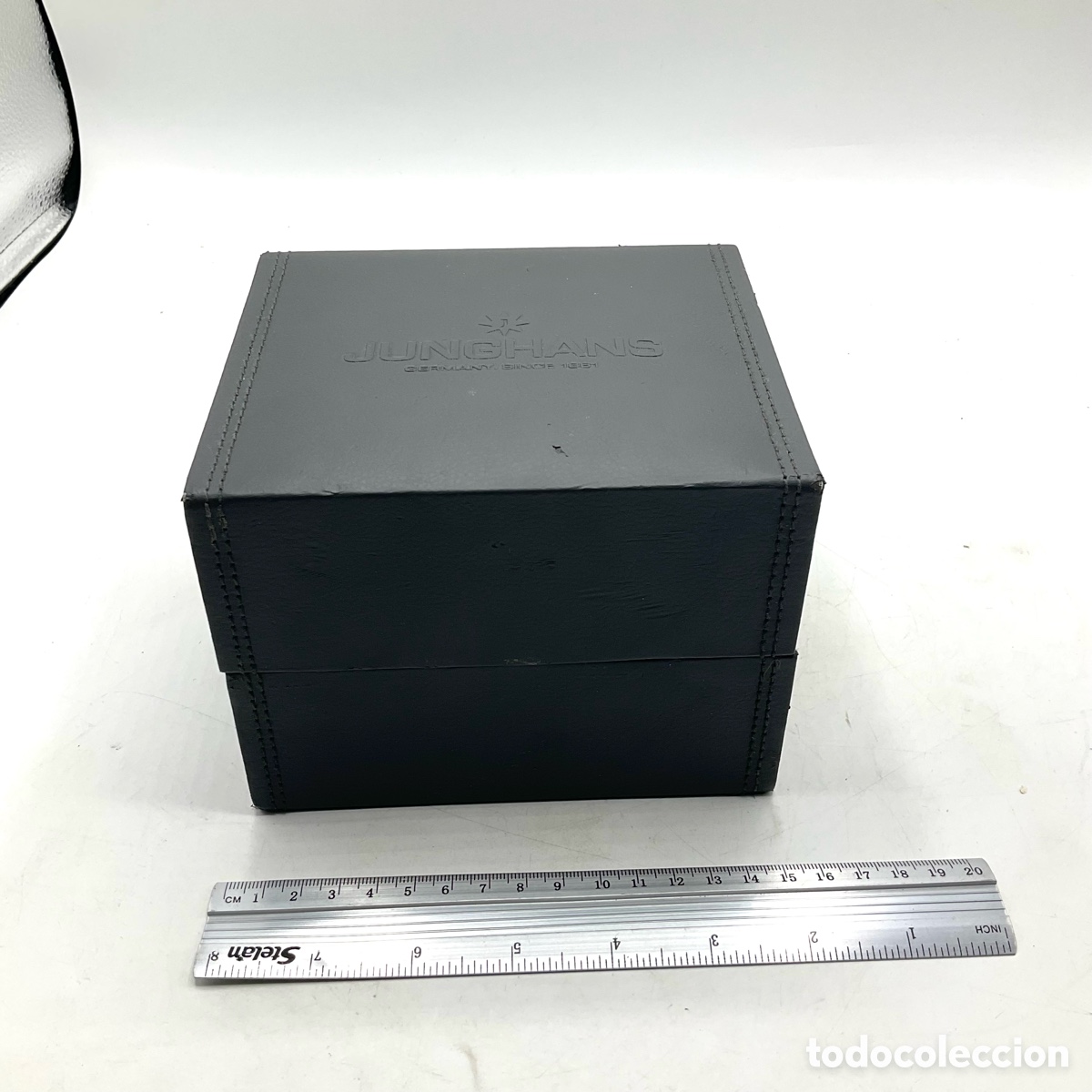 Relojes: JUNGHANS Caja De Reloj Vac&iacute;a con documentaci&oacute;n / Empty Watch Box &rdquo;&rdquo; - Foto 12