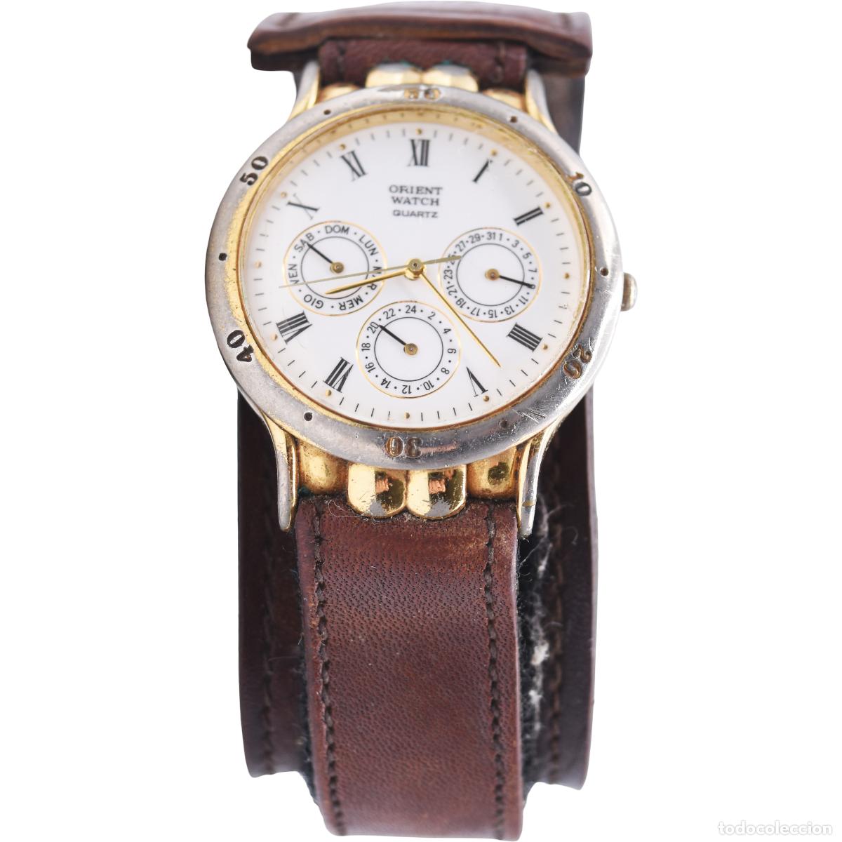 Relojes: Reloj antiguo con correa ajustable de piel - Foto 2