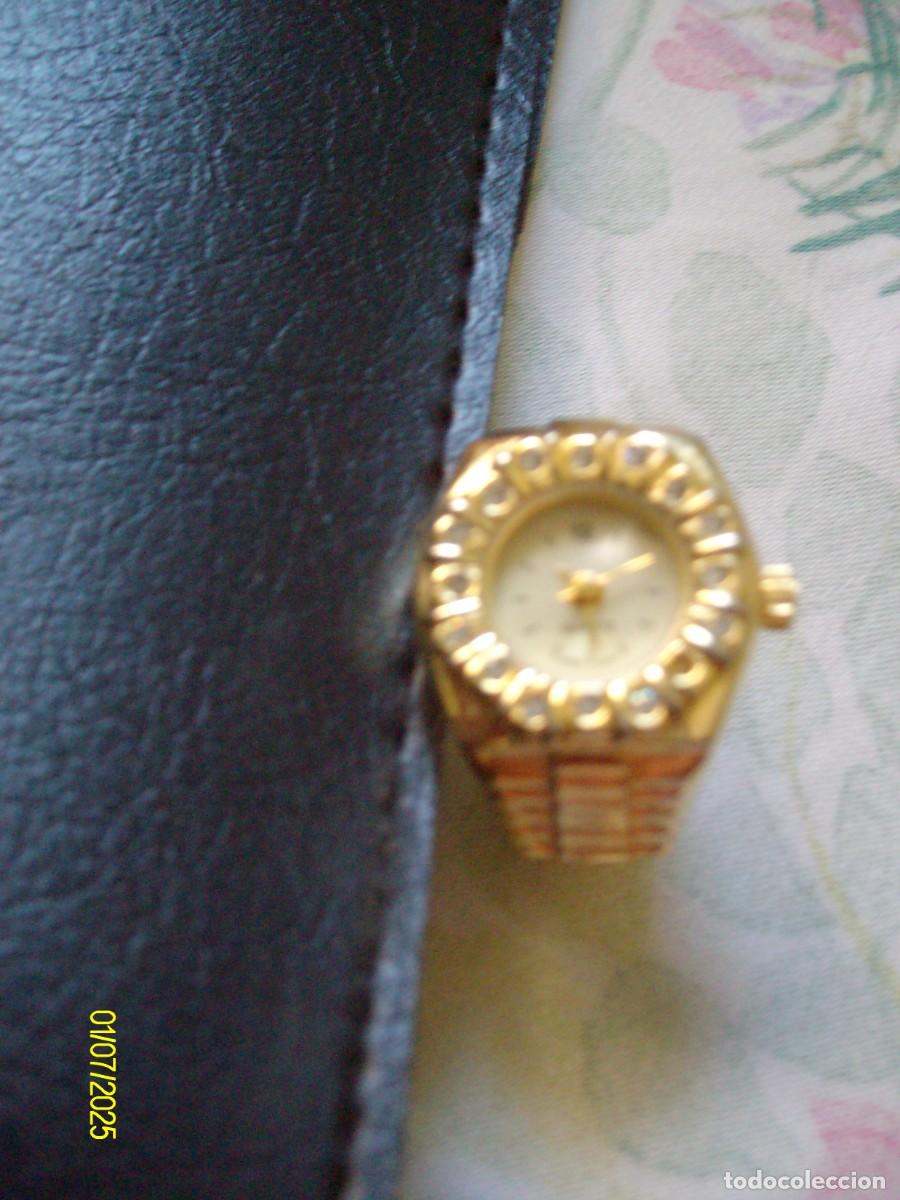 Relojes: ANILLO DE SE&Ntilde;ORA CON FORMA DE RELOJ QUARTZ - Foto 2