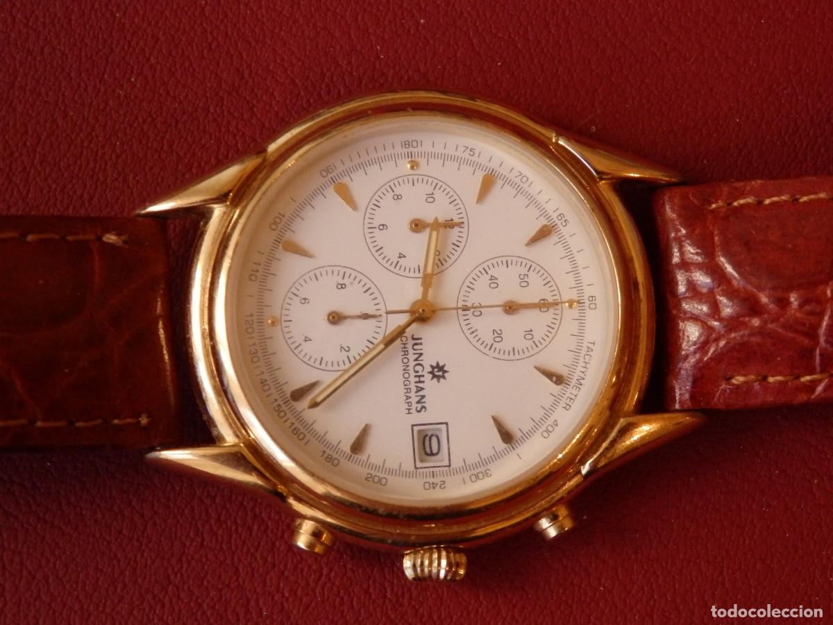 Relojes: RELOJ CHRONOGRAFO JUNGHANS 41.8050 COMO NUEVO - Foto 2