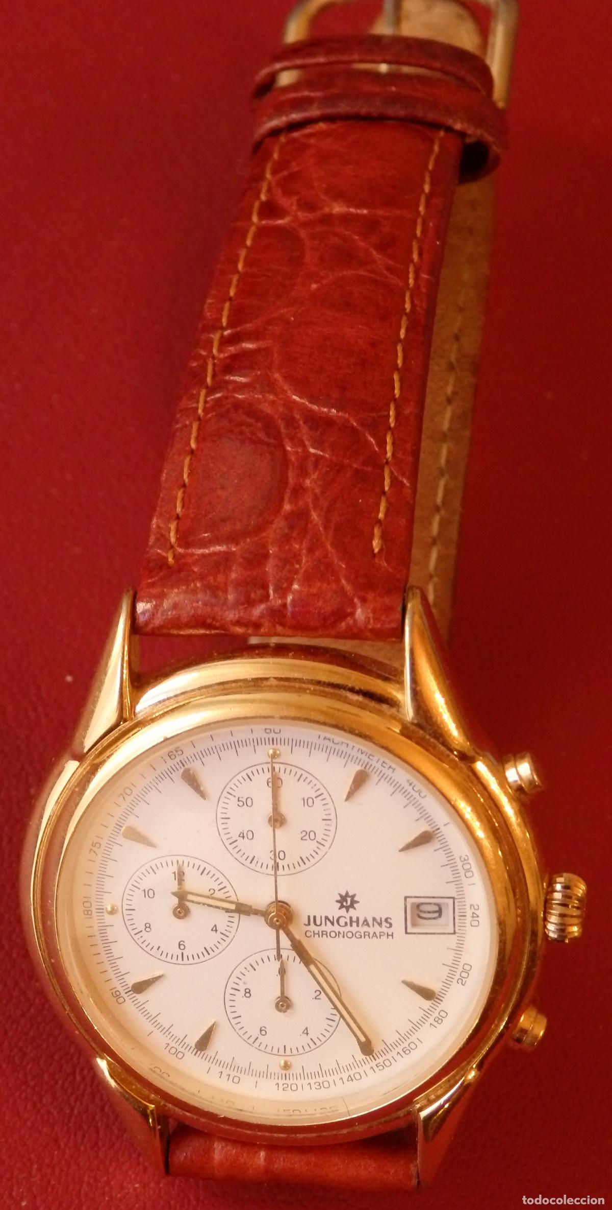 Relojes: RELOJ CHRONOGRAFO JUNGHANS 41.8050 COMO NUEVO - Foto 1