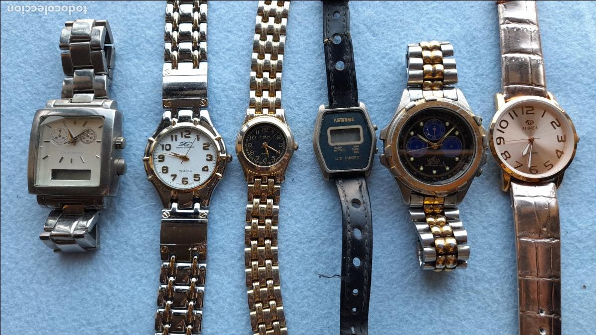 Relojes: Lote de 6 Relojes de Cuarzo. - Foto 1