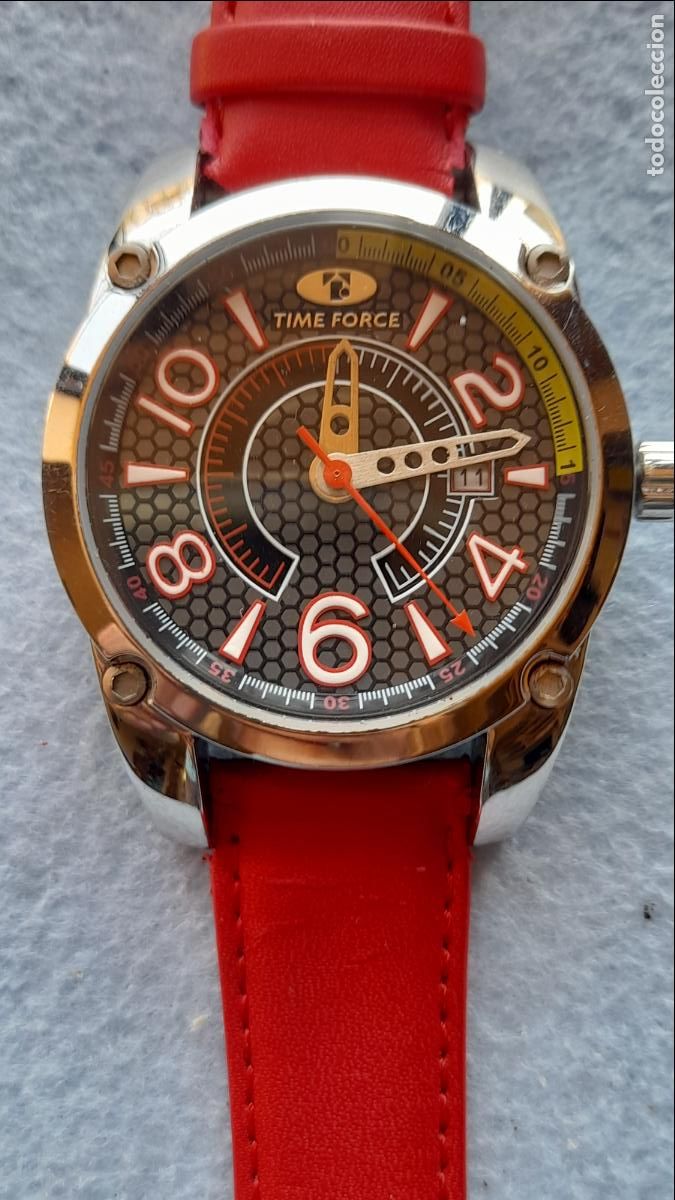 Relojes: Reloj Marca Time Force de Cuarzo para Caballero. Funcionando. - Foto 6